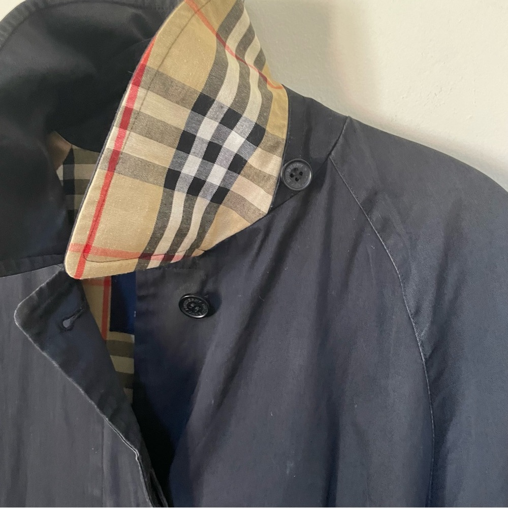 Burberry Vintage Nova Check Mid-length Trench Barn Coat 6 - Picture 6 of 10